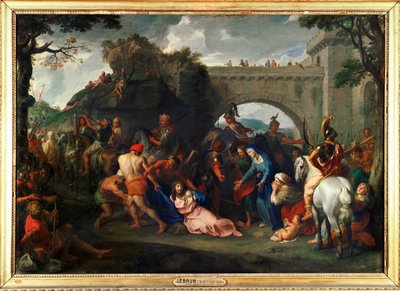Het kruis dragen ... door Charles (studio of ) Le Brun