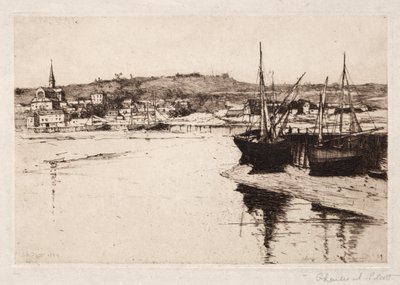 Trouville, 1889 door Charles Adams Platt
