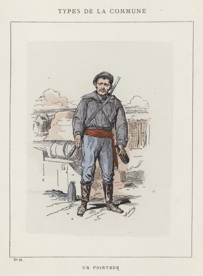 Een Pointeur door Charles Albert d Arnoux Bertall