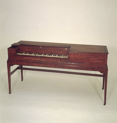 Piano, 1789 (hout) door Charles Albrecht