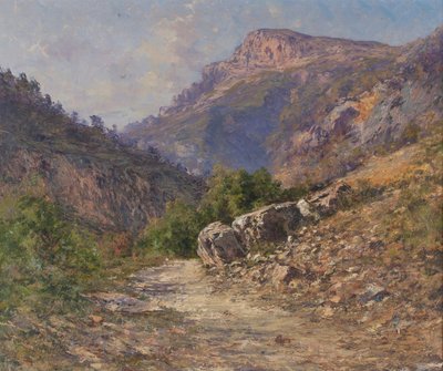Bergpad in Vercors 1917 door Charles Alexandre Bertier