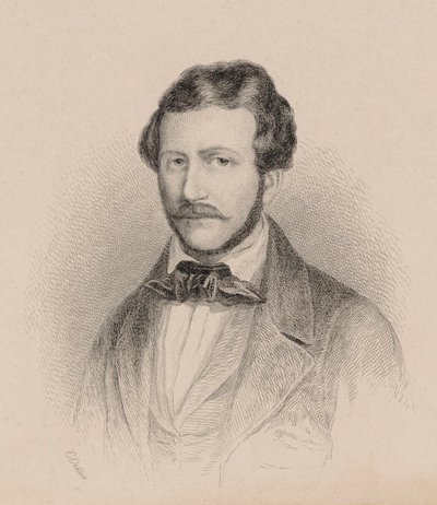 Gaetano Donizetti door Charles Alphonse Deblois