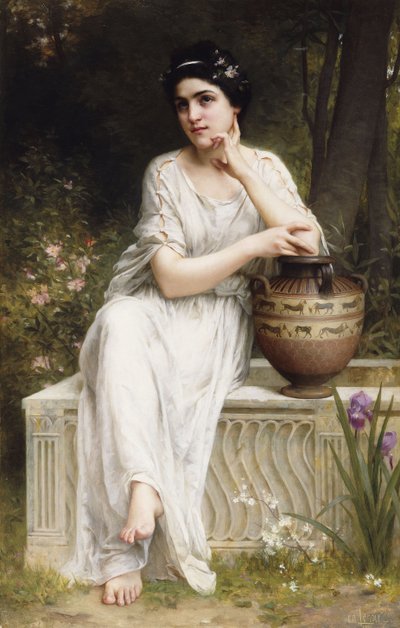 Een Griekse schoonheid, 1901 door Charles Amable Lenoir