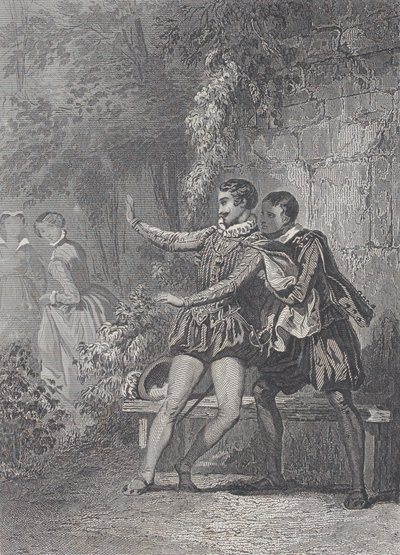 De dame van Monsoreau La Dame de Monsoreau, 1830-73 door Charles Amedee Colin