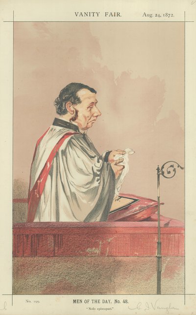 Ds. Charles John Vaughan door Charles Auguste Loye
