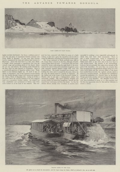 De Vooruitgang naar Dongola door Charles Auguste Loye