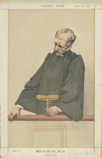 De Eerwaarde Newman Hall door Charles Auguste Loye