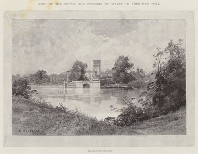 Bezoek van de Prins en Prinses van Wales aan Trentham Hall door Charles Auguste Loye
