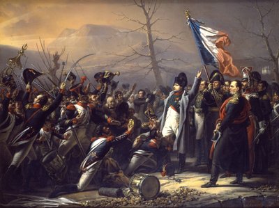 Napoleon terugkerend van Elba door Charles Auguste Steuben