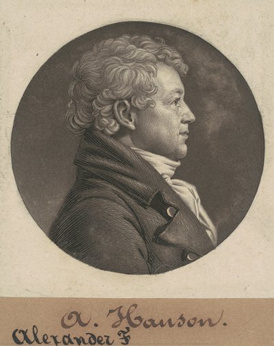 Alexander Contee Hanson door Charles B. J. Févret de Saint Mémin