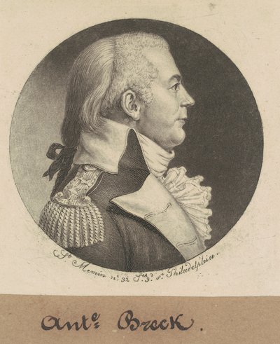 Anthony Breck door Charles B. J. Févret de Saint Mémin