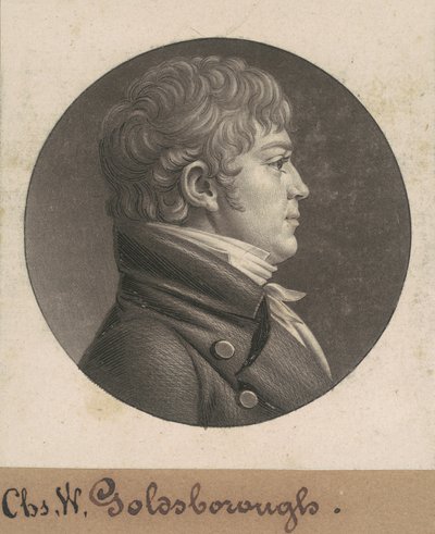 Charles W. Goldsborough door Charles B. J. Févret de Saint Mémin