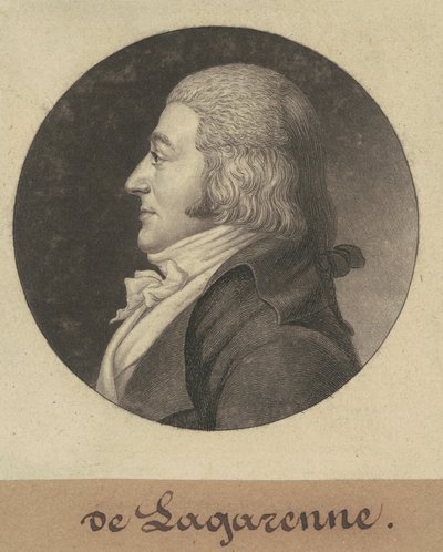 Charles de Lagarenne door Charles B. J. Févret de Saint Mémin