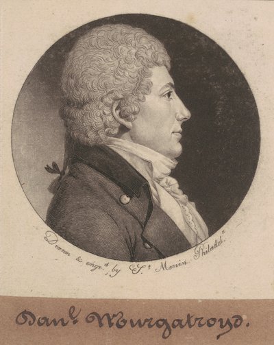 Daniel Murgatroyd door Charles B. J. Févret de Saint Mémin