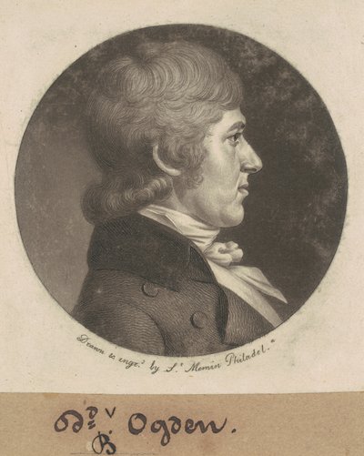 David Bayard Ogden door Charles B. J. Févret de Saint Mémin
