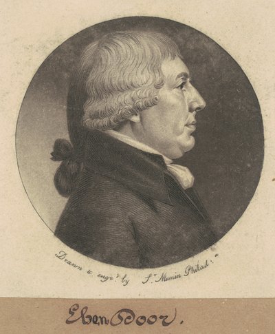 Ebenezer Dorr door Charles B. J. Févret de Saint Mémin