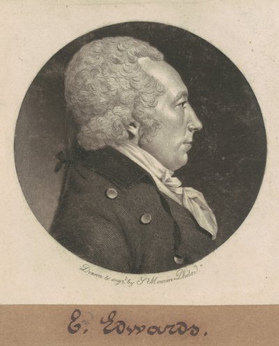 Edward Edwards door Charles B. J. Févret de Saint Mémin