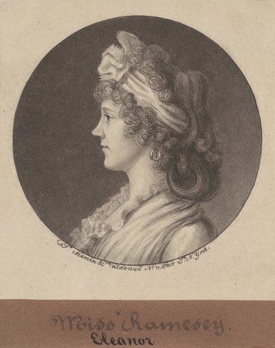 Eleanor Ramsay Fitzwilliam door Charles B. J. Févret de Saint Mémin