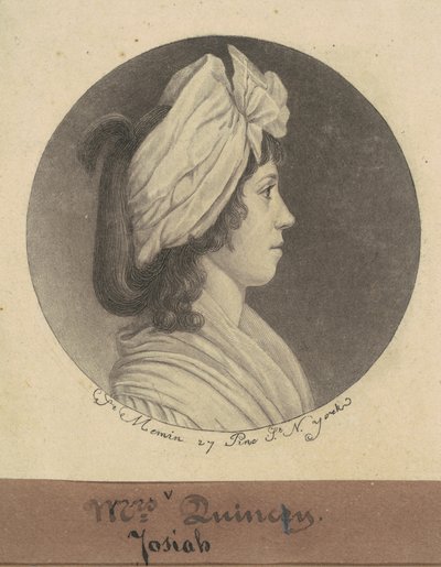 Eliza Susan Morton Quincy door Charles B. J. Févret de Saint Mémin