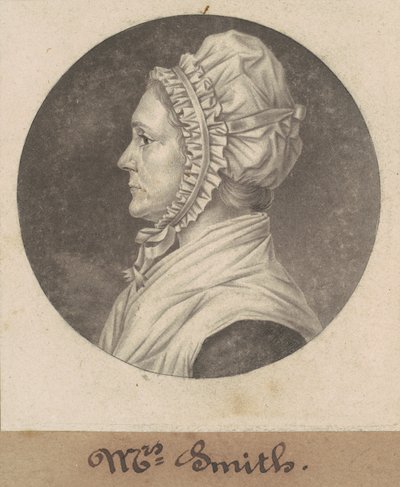 Elizabeth Custis Teackle Smith door Charles B. J. Févret de Saint Mémin