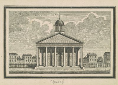 Esperanza, Kerk door Charles B. J. Févret de Saint Mémin