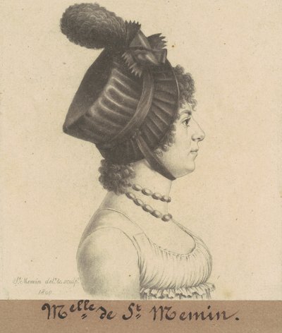 Étiennette-Charlotte-Adélaïde Févret de Saint-Mémin door Charles B. J. Févret de Saint Mémin
