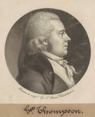 George Thompson door Charles B. J. Févret de Saint Mémin
