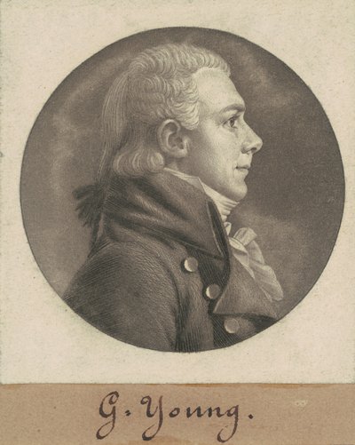George Young door Charles B. J. Févret de Saint Mémin