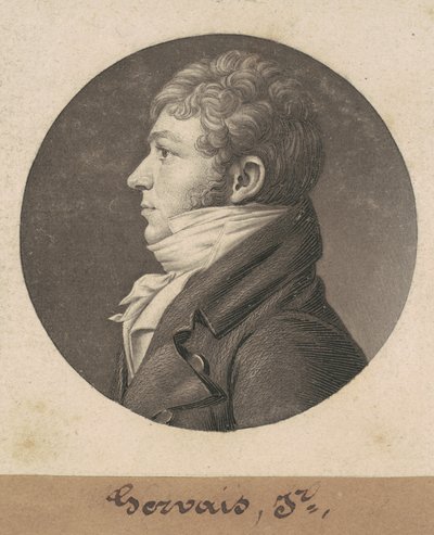 Gervais, Jr. door Charles B. J. Févret de Saint Mémin