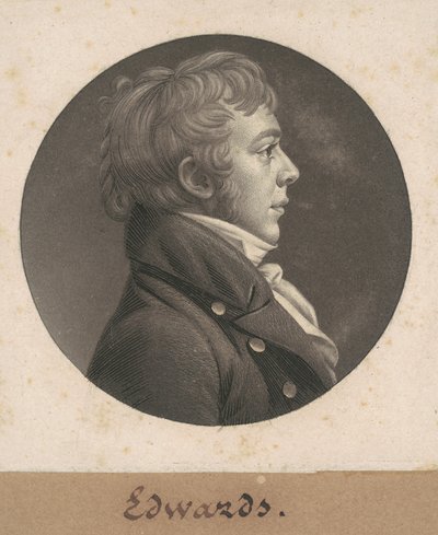 Horace Hampton Edwards door Charles B. J. Févret de Saint Mémin