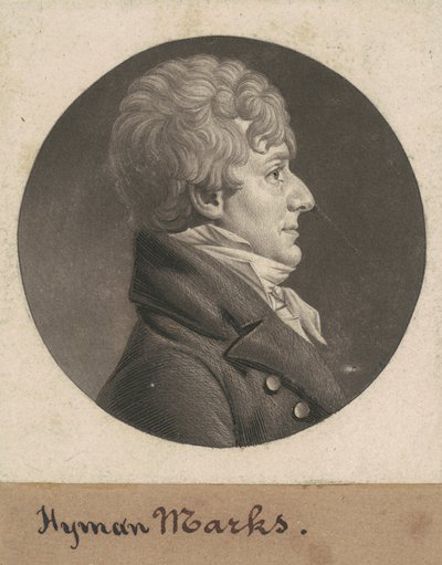 Hyman Marks door Charles B. J. Févret de Saint Mémin