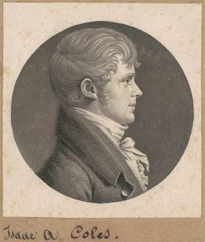 Isaac A. Coles door Charles B. J. Févret de Saint Mémin
