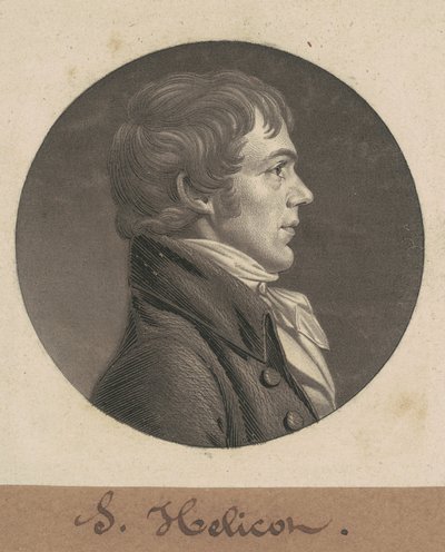 J. Ellicott door Charles B. J. Févret de Saint Mémin
