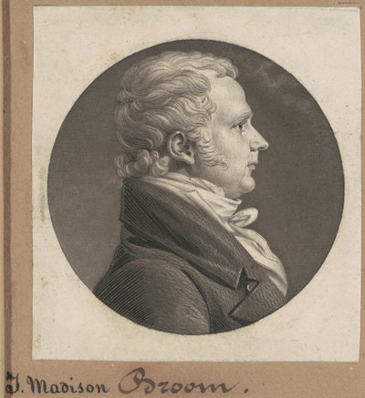 James Madison Broom door Charles B. J. Févret de Saint Mémin