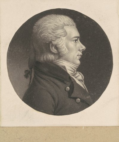 Jesse Barker door Charles B. J. Févret de Saint Mémin