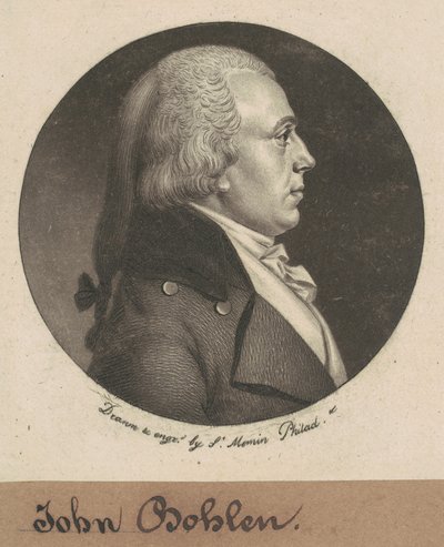 John Bohlen door Charles B. J. Févret de Saint Mémin