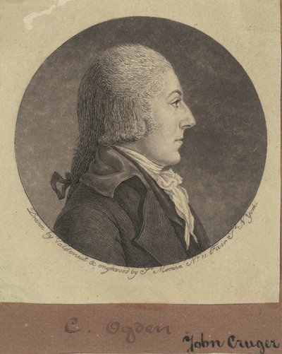 John Cruger door Charles B. J. Févret de Saint Mémin