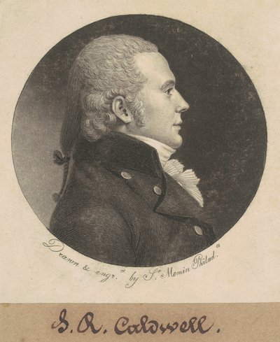 John Edwards Caldwell door Charles B. J. Févret de Saint Mémin