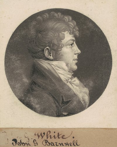 John Gibbes Barnwell door Charles B. J. Févret de Saint Mémin