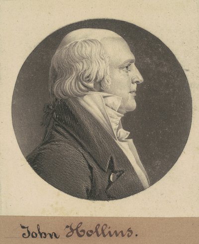 John Hollins door Charles B. J. Févret de Saint Mémin