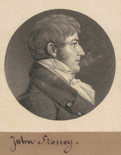 John Stoney door Charles B. J. Févret de Saint Mémin