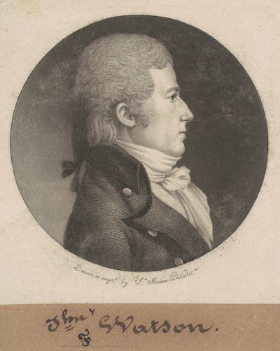 John Watson door Charles B. J. Févret de Saint Mémin
