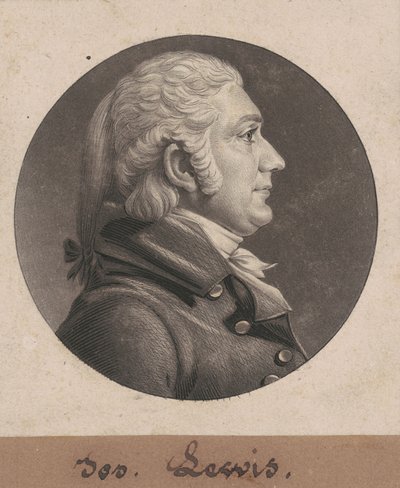 Joseph C. Lewis II door Charles B. J. Févret de Saint Mémin