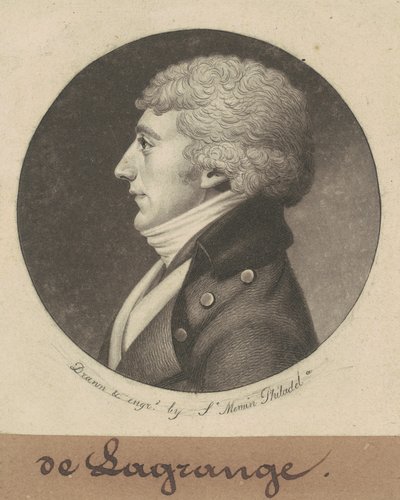 Joseph E. G. M. de la Grange door Charles B. J. Févret de Saint Mémin