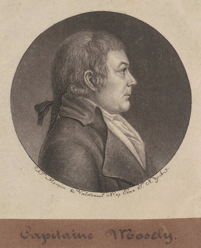 Joseph Mosely door Charles B. J. Févret de Saint Mémin