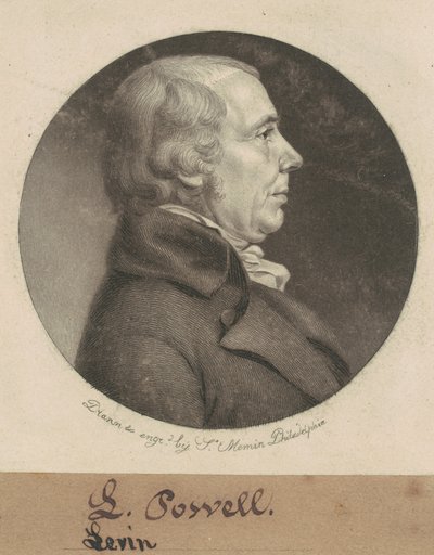 Leven Powell door Charles B. J. Févret de Saint Mémin