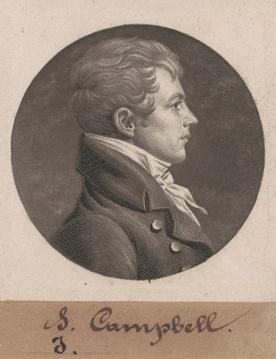 Levin Hicks Campbell door Charles B. J. Févret de Saint Mémin