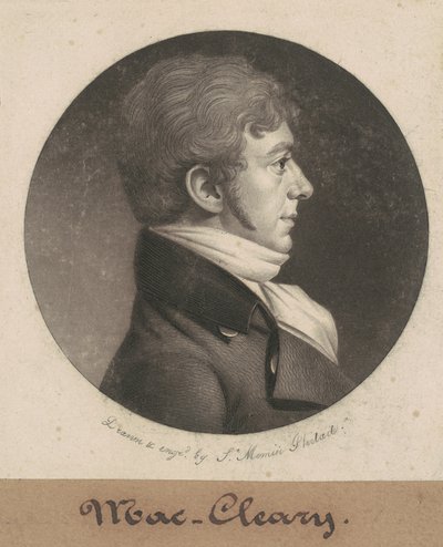 MacCleary door Charles B. J. Févret de Saint Mémin