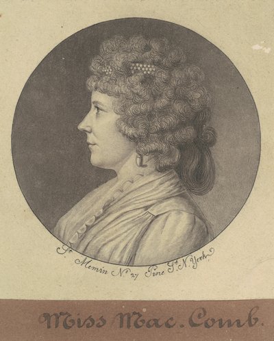 Margaret Marshall Armstrong door Charles B. J. Févret de Saint Mémin