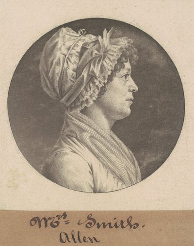 Mevrouw Smith door Charles B. J. Févret de Saint Mémin